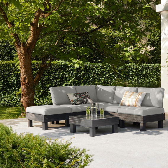 Keter Elements 5-Seater Modular Lounge Set Keter Elements 5-Seater Modular Lounge Set