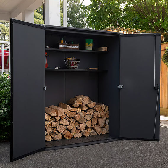 Keter Vertical Cabinet/Shed - Walnut Keter Vertical Cabinet/Shed - Walnut