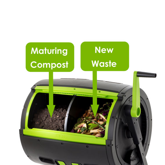 Maze 245L 2 Compartment Composting Pack Maze 245L 2 Compartment Composting Pack