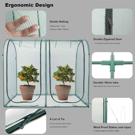 Maze ARCH NET Crop Protection Cage – Compact