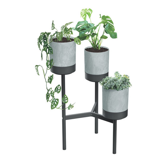 Maze Bloomie Plant Stand with Pots