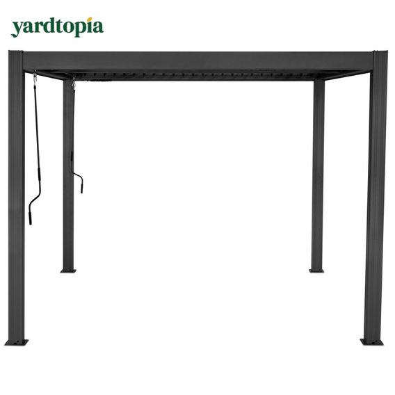 Yardtopia Elmont 3m x 3m Aluminium Adjustable Louvre Pergola