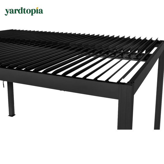 Yardtopia Elmont 3m x 3m Aluminium Adjustable Louvre Pergola