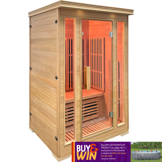 ReGen8 Duo v3 2 Person 2040W Infrared Sauna ReGen8 Duo v3 2 Person 2040W Infrared Sauna
