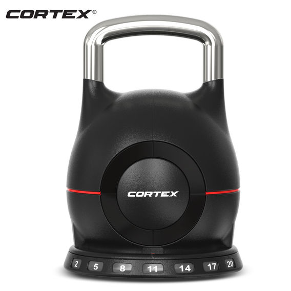 CORTEX 7-in-1 RevoLock Quick Adjust 20kg Kettlebell