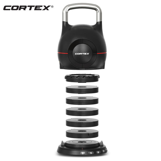 CORTEX 7-in-1 RevoLock Quick Adjust 20kg Kettlebell CORTEX 7-in-1 RevoLock Quick Adjust 20kg Kettlebell