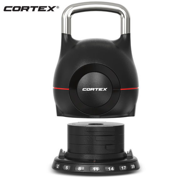CORTEX 7-in-1 RevoLock Quick Adjust 20kg Kettlebell CORTEX 7-in-1 RevoLock Quick Adjust 20kg Kettlebell