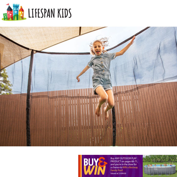 Lifespan Kids 12ft Bouncezone Spring Trampoline