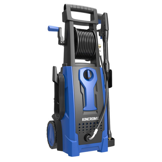 KINCROME 2400W Electric High-Pressure Washer - 2600psi - 8.0L/min - 8m Hose & Reel KINCROME 2400W Electric High-Pressure Washer - 2600psi - 8.0L/min - 8m Hose & Reel