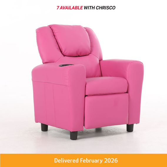 Kids Luxury Recliner Sofa - Pink Kids Luxury Recliner Sofa - Pink