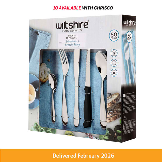 Wiltshire Bronte 50PC Cutlery Set Wiltshire Bronte 50PC Cutlery Set