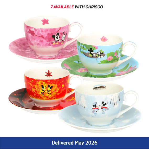 Mickey & Minnie Seasons Cup Set Mickey & Minnie Seasons Cup Set