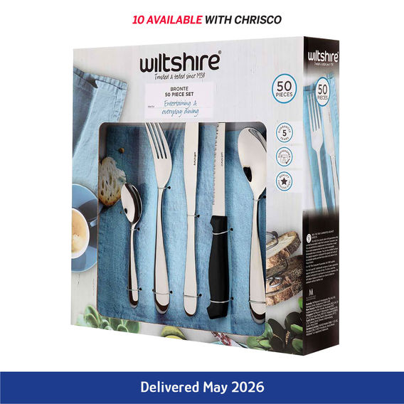 Wiltshire Bronte 50PC Cutlery Set Wiltshire Bronte 50PC Cutlery Set